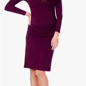 Ingrid & Isabel ruched maternity dressm